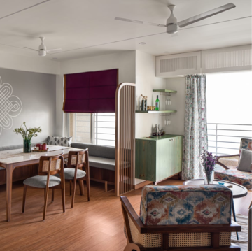Living Room in 3 BHK Apartment at Comfort Zone, Dasar – for Rent