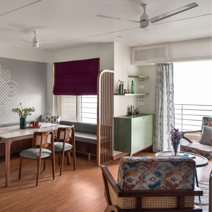 Living Room, comfort-zone 3 Bedroom 1200 Sq.Ft. Apartment In Dasar Pune 9023262