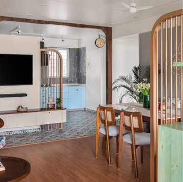 Living Room in 3 BHK Apartment at Comfort Zone, Dasar – for Rent