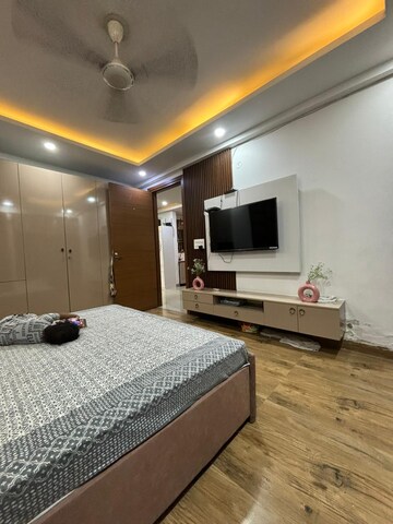 Bedroom in 3 BHK Builder Floor at Freedom Fighters Enclave – for Rent