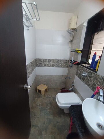 Bathroom in 2 BHK Apartment at Ninaad CHS, Malad West – for Rent