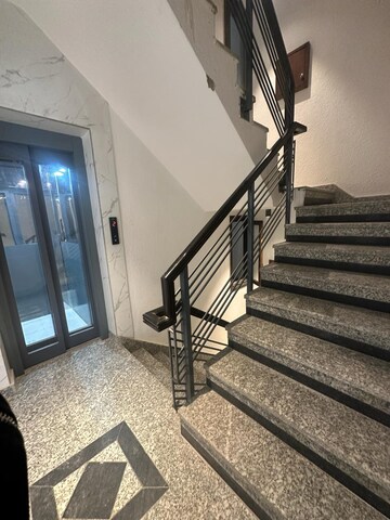 Staircase in 2 BHK Builder Floor at Freedom Fighters Enclave – for Rent