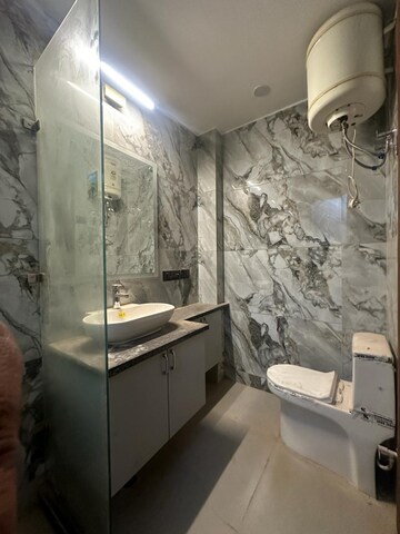 Bathroom in 2 BHK Builder Floor at Freedom Fighters Enclave – for Rent