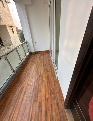 Balcony in 3 BHK Builder Floor at Freedom Fighters Enclave – for Sale