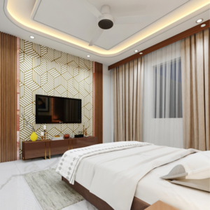 Bedroom in 3 BHK Builder Floor at Zobi Apartment, Gyan Khand – for Sale