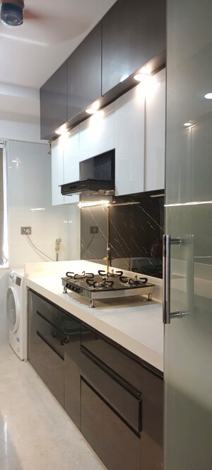 Kitchen in 3 BHK Apartment at Sabari Palm View, Chembur – for Sale