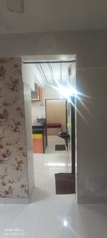 Bathroom in 1 BHK Apartment at Sankalp Siddhi Society, Malad East – for Rent