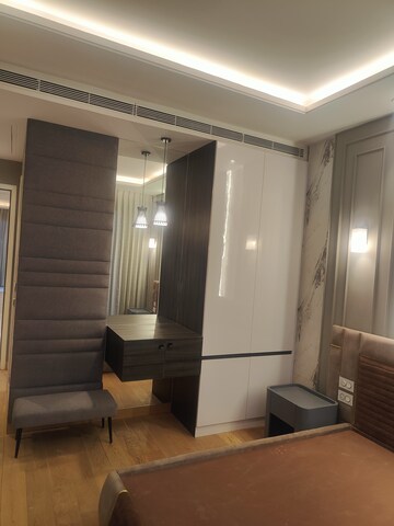 Living Room in 1 BHK Apartment at Bhartiya Leela Residences, Thanisandra Main Road – for Rent