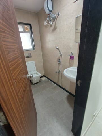 Bathroom in 3 BHK Apartment at Jiten Apartment, Andheri West – for Rent
