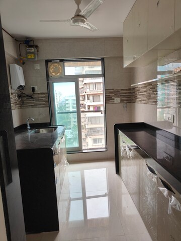 Kitchen in 3 BHK Apartment at Jiten Apartment, Andheri West – for Rent