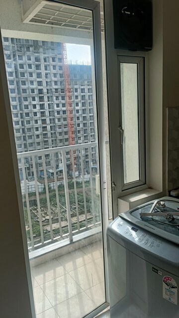 Balcony in 2 BHK Apartment at Godrej Hillside 2, Mahalunge – for Rent
