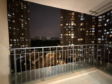 Balcony in 2 BHK Apartment at Bhartiya City Nikoo Homes II, Thanisandra Main Road – for Sale