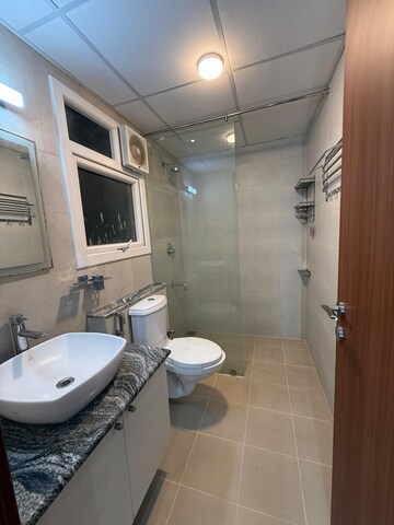 Bathroom in 2 BHK Apartment at Bhartiya City Nikoo Homes II, Thanisandra Main Road – for Sale