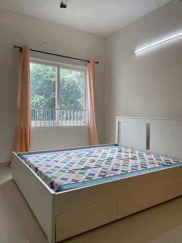 Bedroom in 3 BHK Apartment at LnT Raintree Boulevard, Hebbal – for Rent
