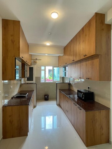 Kitchen in 3 BHK Apartment at LnT Raintree Boulevard, Hebbal – for Rent