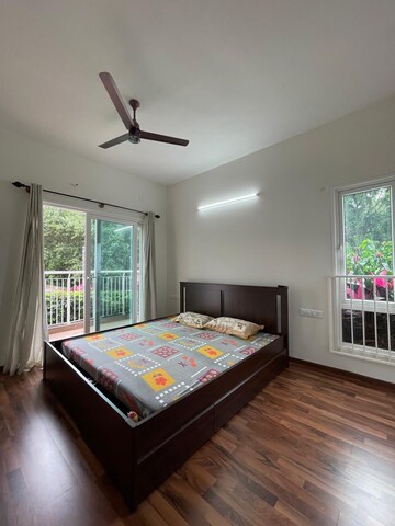 Bedroom in 3 BHK Apartment at LnT Raintree Boulevard, Hebbal – for Rent
