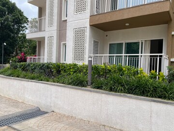 Balcony in 3 BHK Apartment at LnT Raintree Boulevard, Hebbal – for Rent