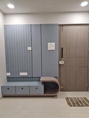 Living Room in 1 BHK Apartment at K M Horizon Palms 2, Owale – for Rent