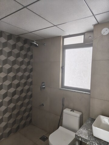 Bathroom in 1 BHK Apartment at Lodha Splendora, Ghodbunder Road – for Rent