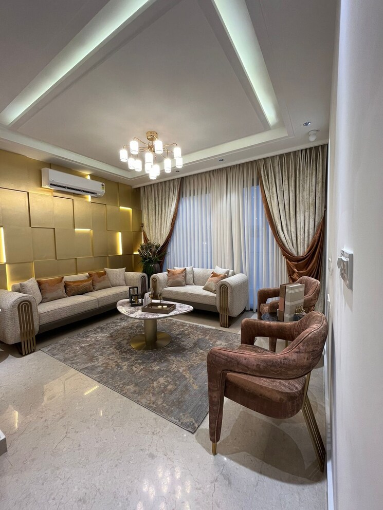 Living Room, kharar road 3 Bedroom 2051 Sq.Ft. Builder Floor In Kharar Road Mohali 9023655