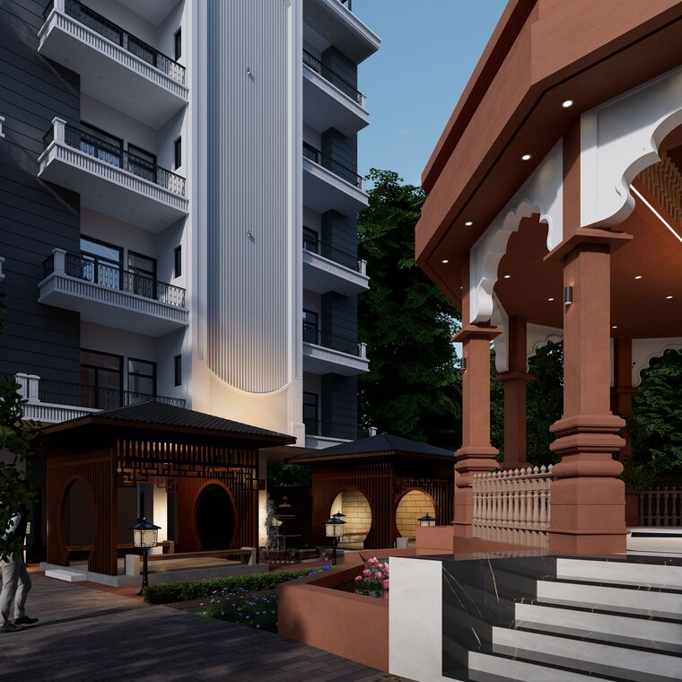 Exterior View, sector 20 yamuna expressway 2 Bedroom 1100 Sq.Ft. Builder Floor In Sector 20 Yamuna Expressway Greater Noida 9023703