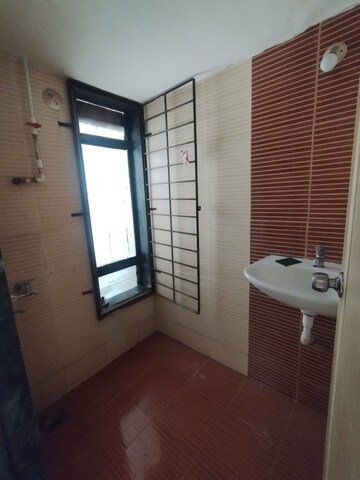 Bathroom in 1 BHK Apartment at Prakruti Heights Haware City, Haware City – for Rent