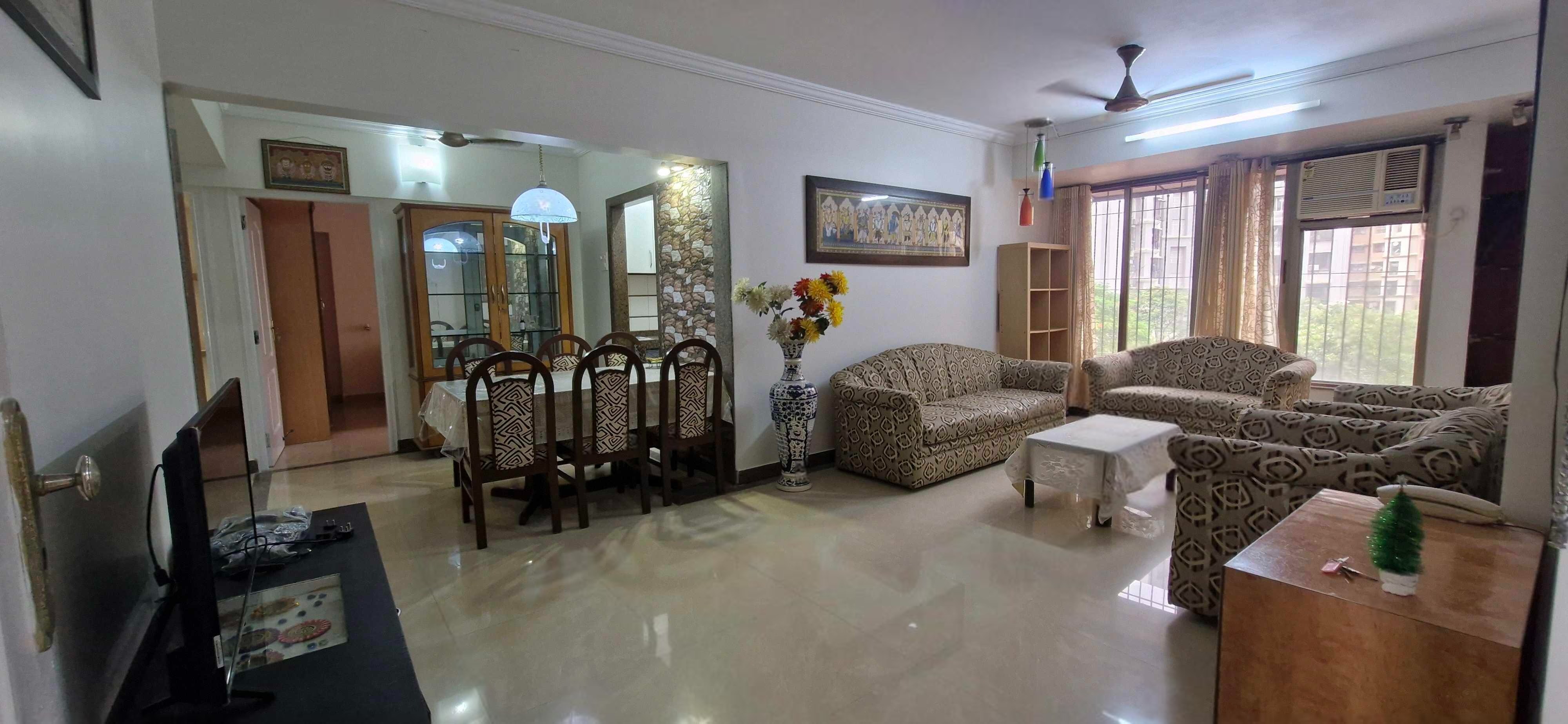 3 BHK + Servant Room Apartment For Rent in Dn Nagar