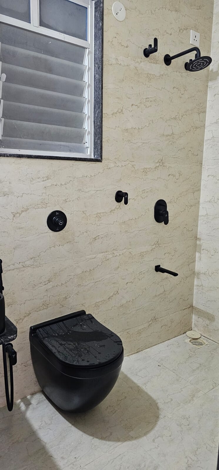 Bathroom, unique-k-town 3 Bedroom 1000 Sq.Ft. Apartment In Kiwale Pune 9023805