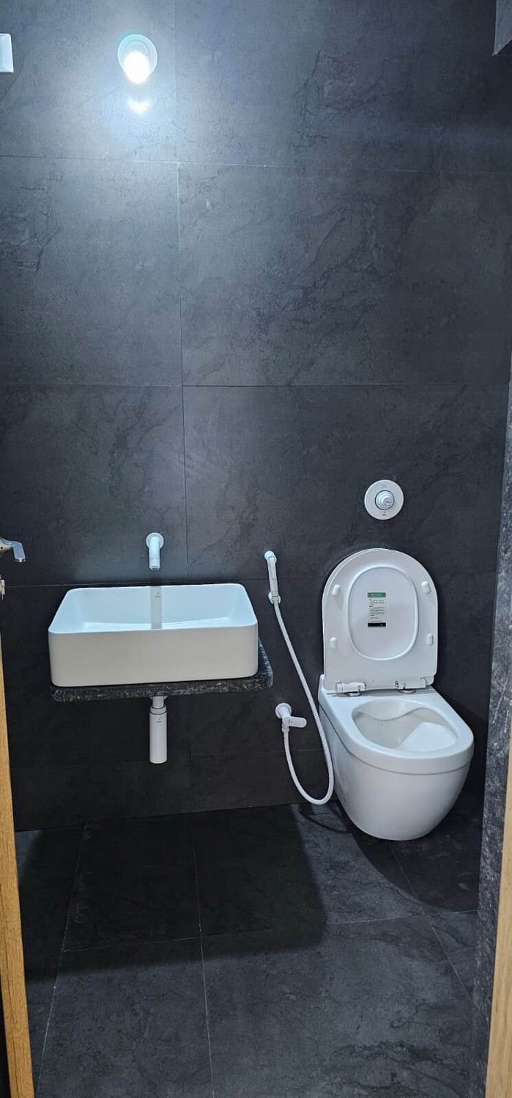 Bathroom, unique-k-town 3 Bedroom 1000 Sq.Ft. Apartment In Kiwale Pune 9023805