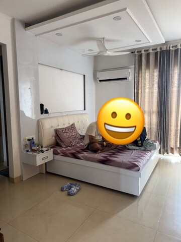Living Room in 3.5 BHK Apartment at Affinity Greens, International Airport Road – for Rent