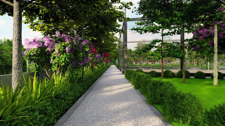 Garden, oorjita-vedant 2 Bedroom 1251 Sq.Ft. Apartment In Narsingi Hyderabad 9023826