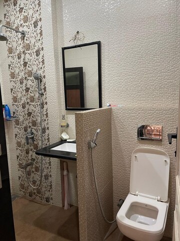 Bathroom in 2 BHK Apartment at Hiranandani Estate Greenwood, Ghodbunder Road – for Rent