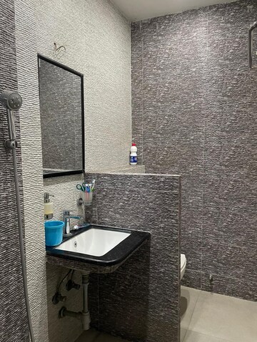 Bathroom in 2 BHK Apartment at Hiranandani Estate Greenwood, Ghodbunder Road – for Rent