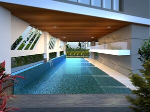 Swimming Pool in 2 BHK Apartment at Oorjita Vedant, Narsingi – for Sale