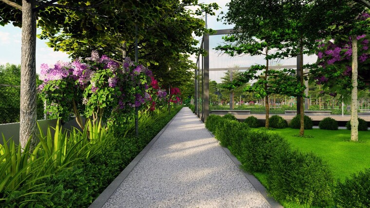 Garden, oorjita-vedant 2 Bedroom 1308 Sq.Ft. Apartment In Narsingi Hyderabad 9023834