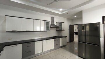 Kitchen in 3 BHK Apartment at Rajapushpa Provincia, Narsingi – for Rent
