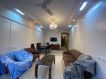 Living Room in 3 BHK Apartment at Versova Heights, Versova – for Rent