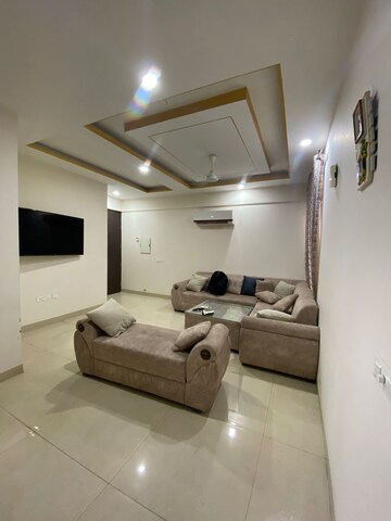 Living Room in 3.5 BHK Apartment at Affinity Greens, International Airport Road – for Rent