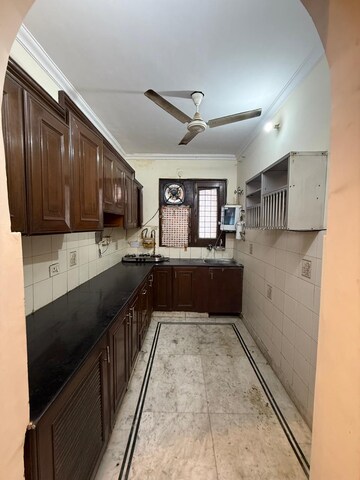 Kitchen in 2 BHK Builder Floor at Kalkaji – for Rent