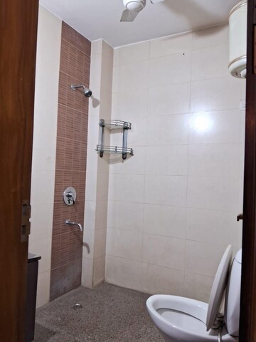 Bathroom in 3 BHK Builder Floor at Chittaranjan Park – for Rent