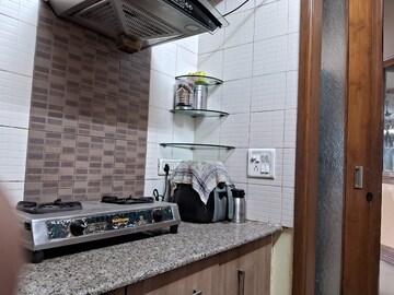 Kitchen in 3 BHK Builder Floor at Chittaranjan Park – for Rent