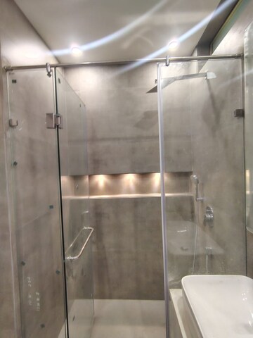 Bathroom in 3 BHK Builder Floor at DLF Queens Court, Greater Kailash ii – for Rent