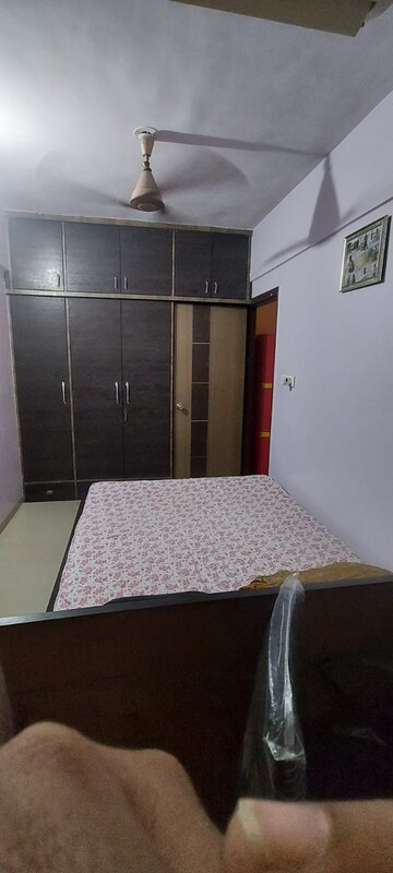 Bedroom in 1 BHK Apartment at Kanha CHS, Kopar Khairane – for Rent