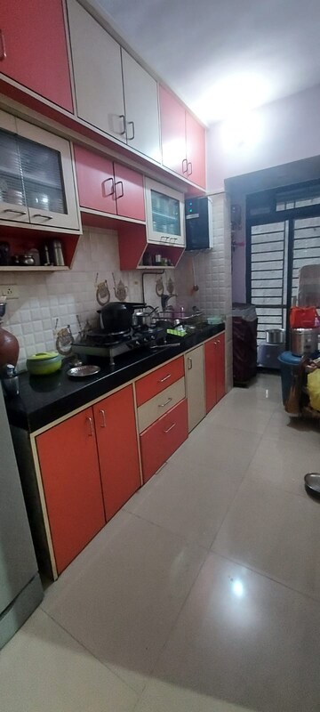 Kitchen in 1 BHK Apartment at Kanha CHS, Kopar Khairane – for Rent
