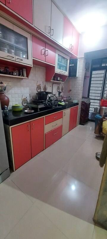 Kitchen in 1 BHK Apartment at Kanha CHS, Kopar Khairane – for Rent