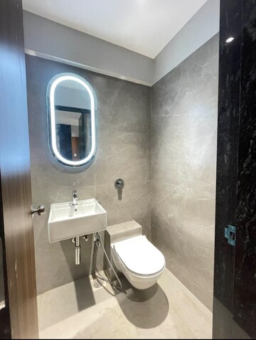 Bathroom in 3 BHK Apartment at Axiom Rudra, Goregaon West – for Rent