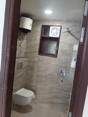 Bathroom in 3 BHK Builder Floor at Chattarpur – for Sale