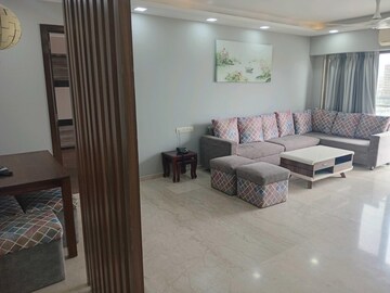 Living Room in 3 BHK Apartment at Adani Western Heights Sky Apartments, Andheri West – for Rent