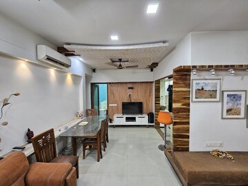 Living Room in 3 BHK Penthouse at Prahlad Nagar – for Rent
