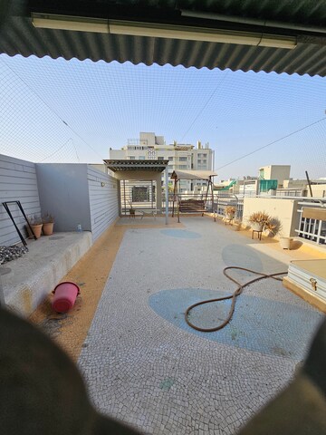 Terrace in 3 BHK Penthouse at Prahlad Nagar – for Rent